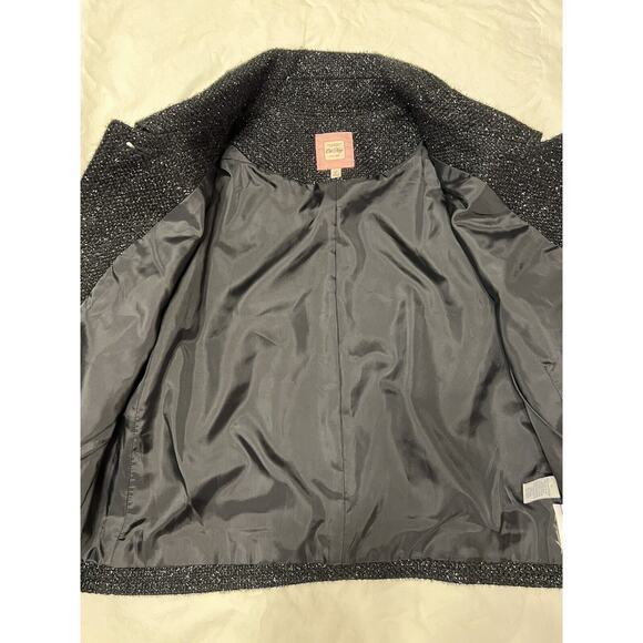 Old Navy Black Sparkly Dressy Cropped Jacket Women's Large - Picture 9 of 10